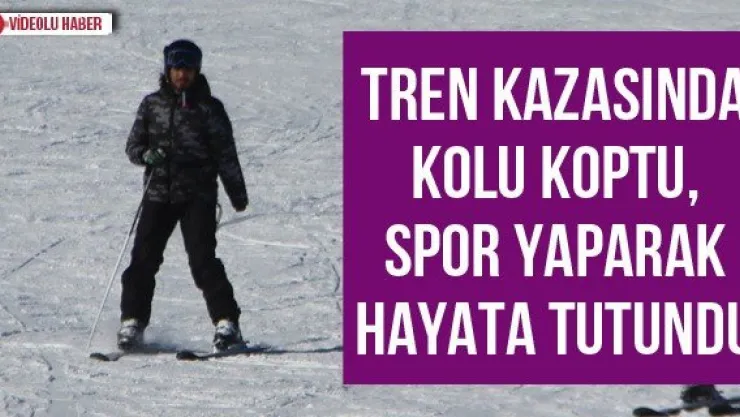 Tren kazasında kolu koptu, spor yaparak hayata tutundu