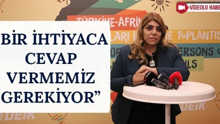 'Bir ihtiyaca cevap vermemiz gerekiyor'