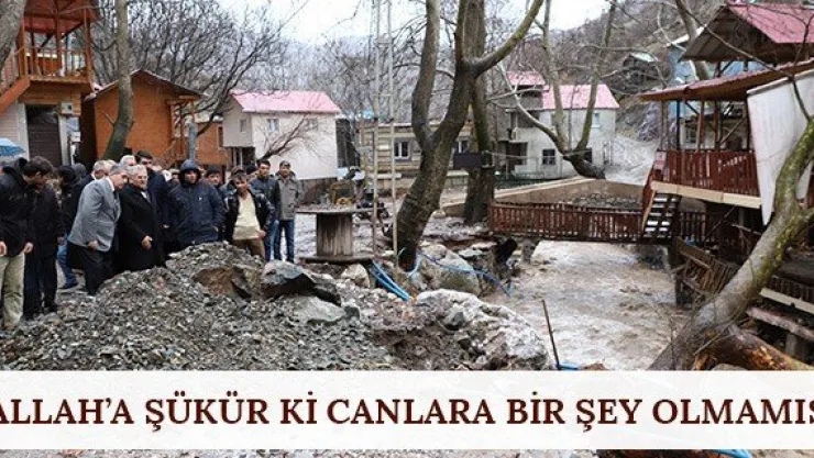 Büyükkılıç: &quotAllah'a şükür ki canlara bir şey olmamış"