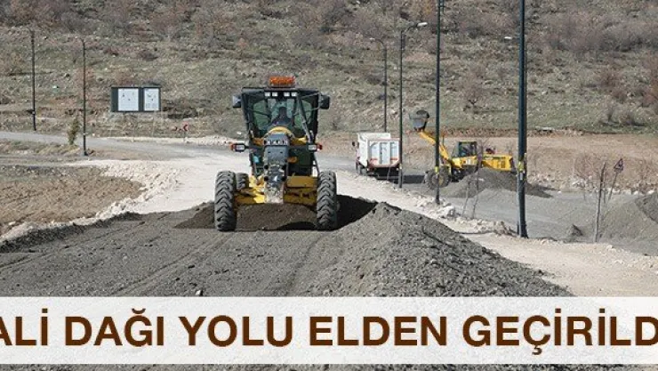 Ali Dağı yolu elden geçirildi