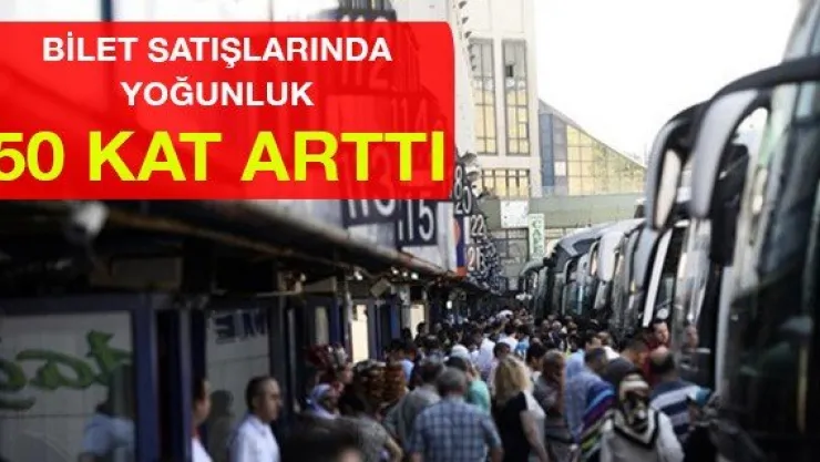 Bilet Satışlarında Yoğunluk 50 Kat Arttı