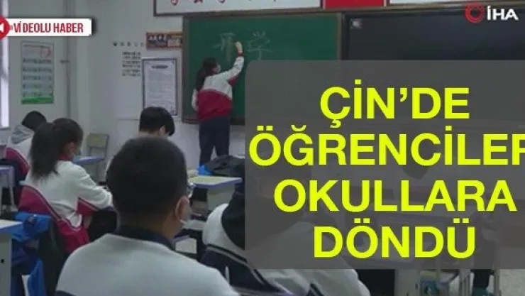 Çin'de öğrenciler okullara döndü