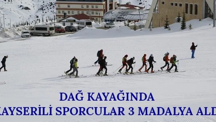 Dağ kayağında Kayserili sporcular 3 madalya aldı