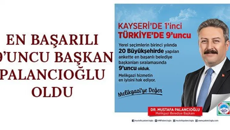 En başarılı 9'uncu başkan Palancıoğlu oldu