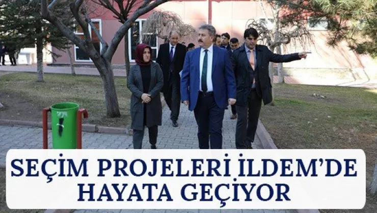 Seçim projeleri İldem'de hayata geçiyor