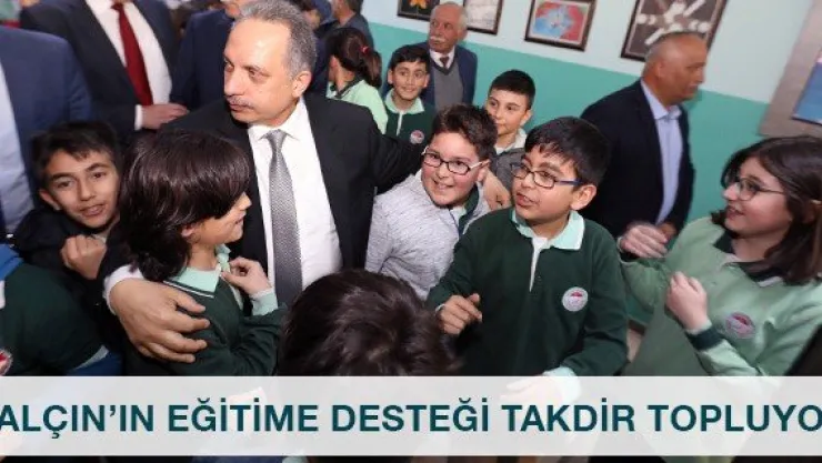 Yalçın'ın Eğitime Desteği Takdir Topluyor