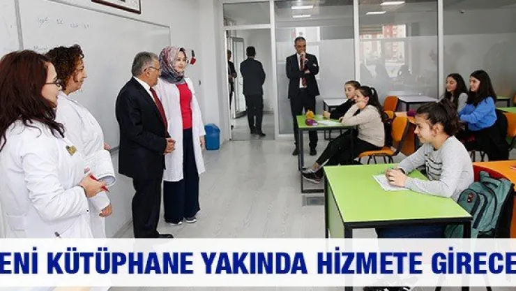 Yeni Kütüphane Yakında Hizmete Girecek