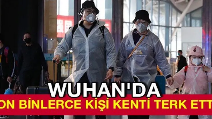 ON BİNLERCE KİŞİ KENTİ TERK ETTİ