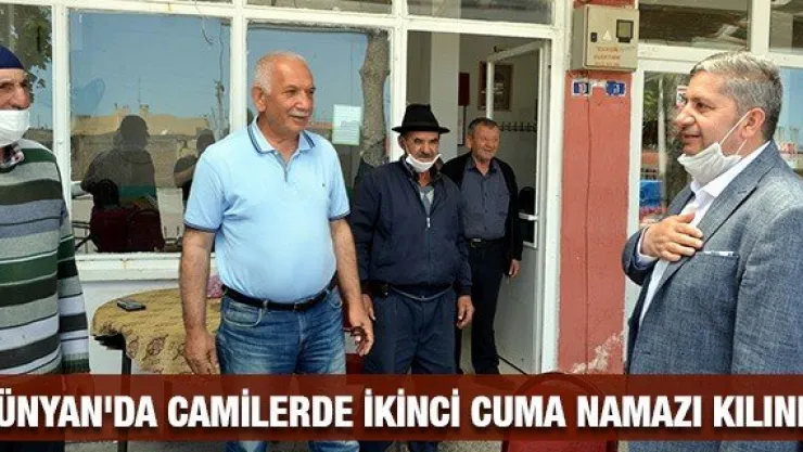 Bünyan'da camilerde ikinci cuma namazı kılındı