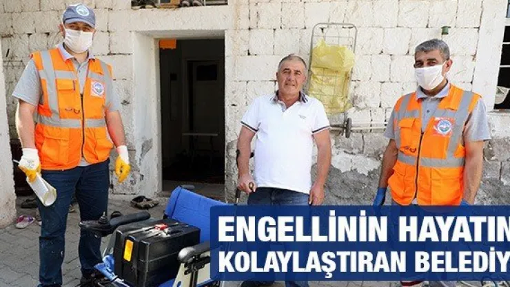 Engellinin hayatını kolaylaştıran belediye
