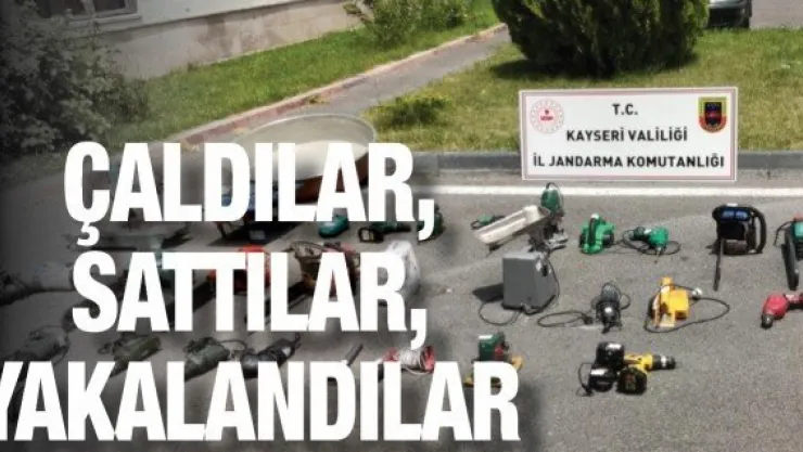 Evlerden çaldıkları eşyaları satan 3 şahıs yakalandı