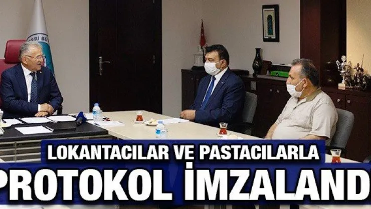 Lokantacılar ve pastacılarla protokol imzalandı