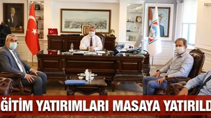 Melikgazi'de eğitim yatırımları masaya yatırıldı