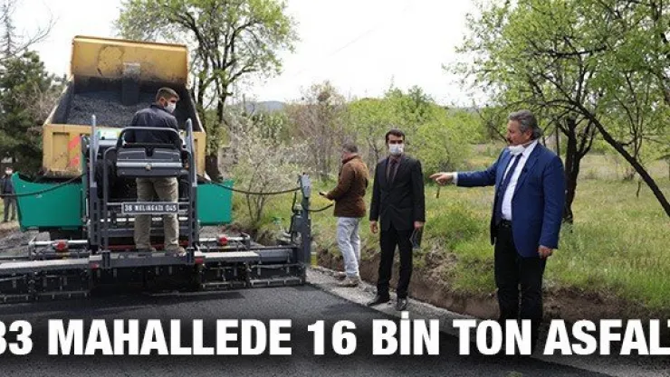 Melikgazi'den 1 ayda rekor asfaltlama