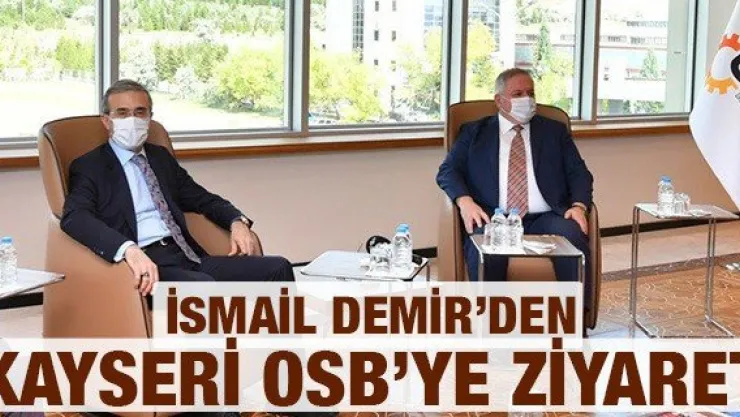 Savunma Sanayii Başkanı Prof. Dr. İsmail Demir'den Kayseri OSB'ye ziyaret