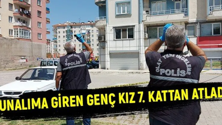 Bunalıma giren genç kız 7. kattan atladı