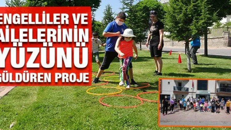 Engelliler ve ailelerinin yüzünü güldüren proje