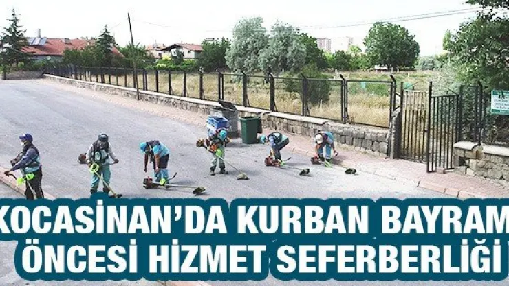 Kocasinan'da kurban bayramı öncesi hizmet seferberliği