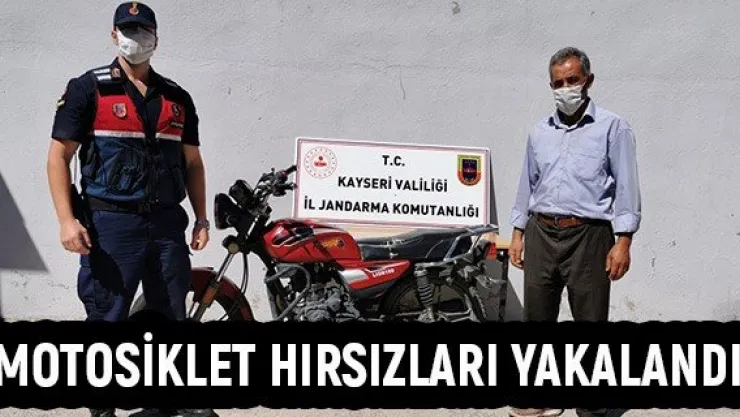 Motosiklet hırsızları yakalandı