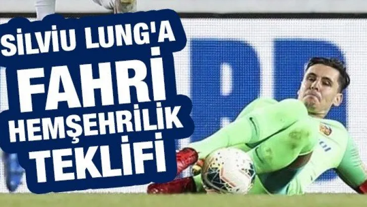 Silviu Lung'a Fahri hemşehrilik teklifi