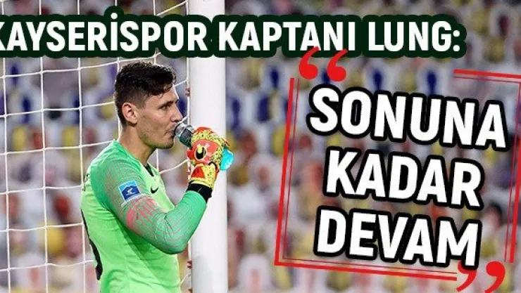 'Sonuna kadar devam'