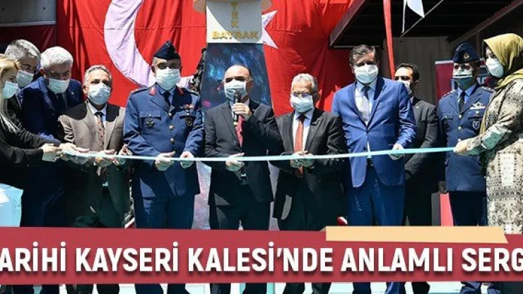 Tarihi Kayseri Kalesi'nde anlamlı sergi