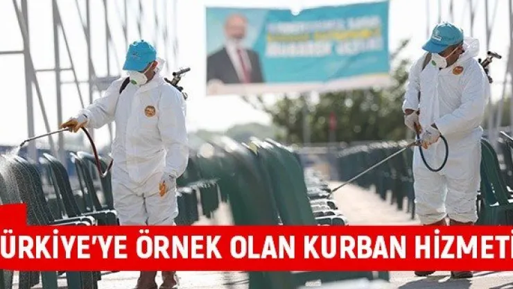 Türkiye'ye örnek olan kurban hizmeti