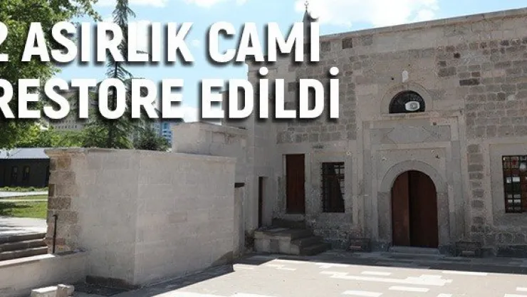 2 asırlık cami restore edildi