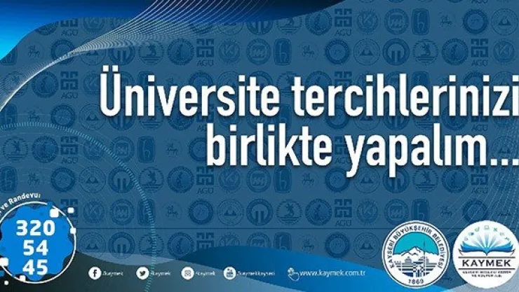 Büyükşehir tercih maratonunda öğrencileri yalnız bırakmıyor