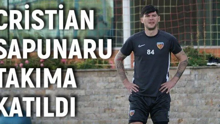 Cristian Sapunaru takıma katıldı