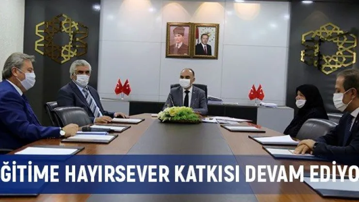Eğitime Hayırsever Katkısı Devam Ediyor