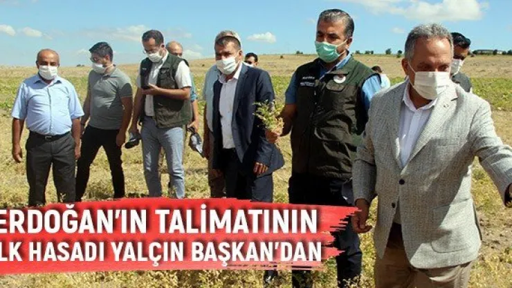 Erdoğan'ın talimatının ilk hasadı Yalçın Başkan'dan