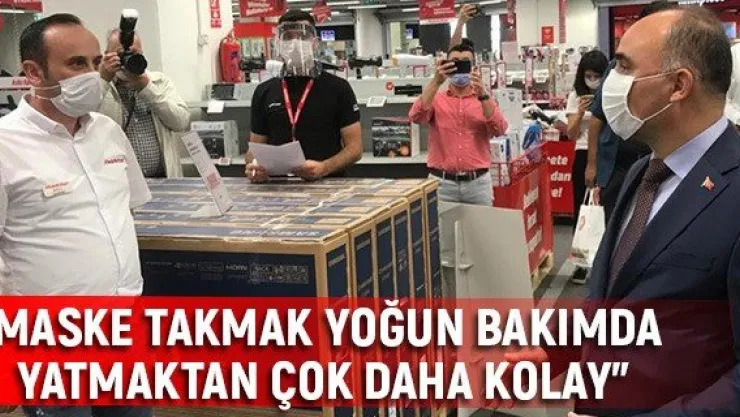 Günaydın: 'Maske takmak yoğun bakımda yatmaktan çok daha kolay'