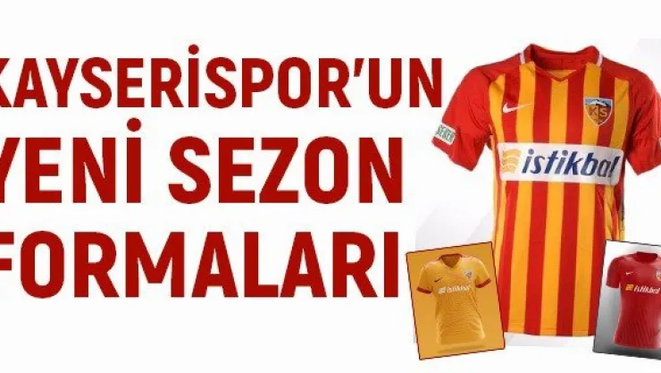 Kayserispor'un yeni sezon formaları