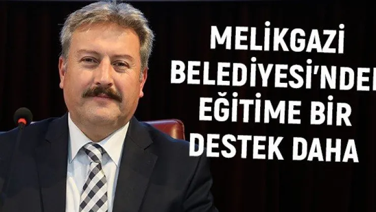 Melikgazi Belediyesi'nden eğitime bir destek daha