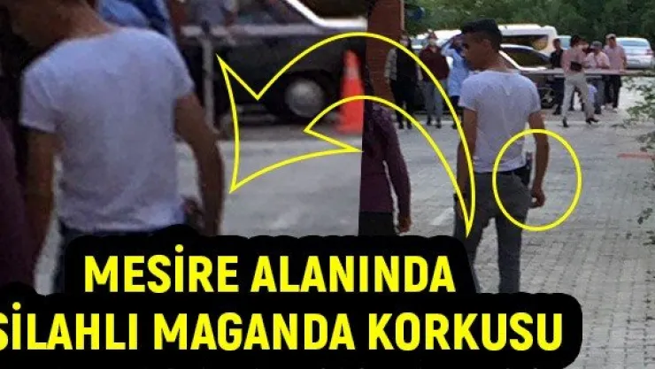 Mesire alanında silahlı maganda korkusu