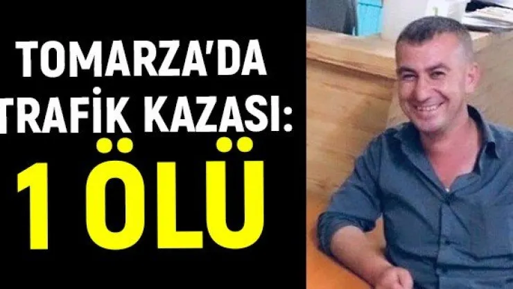 Tomarza'da trafik kazası: 1 ölü