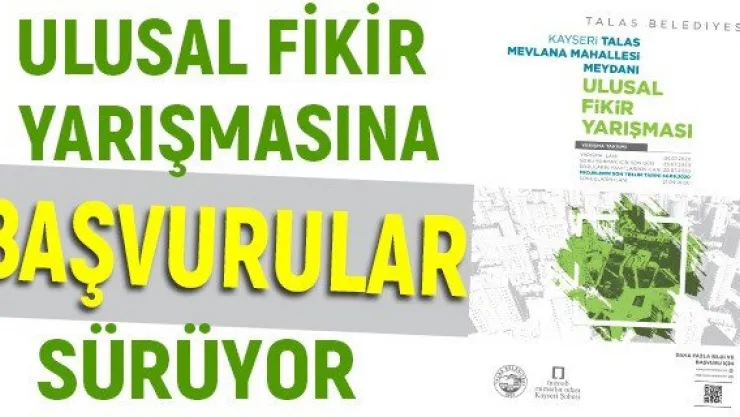 Ulusal Fikir Yarışmasına başvurular sürüyor