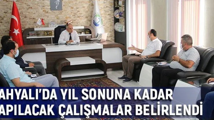 Yahyalı'da yıl sonuna kadar yapılacak çalışmalar belirlendi