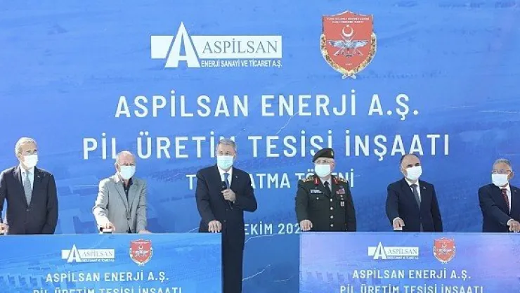 Türkiye'nin ilk lityum iyon pil üretim tesisinin temeli Kayseri de atıldı