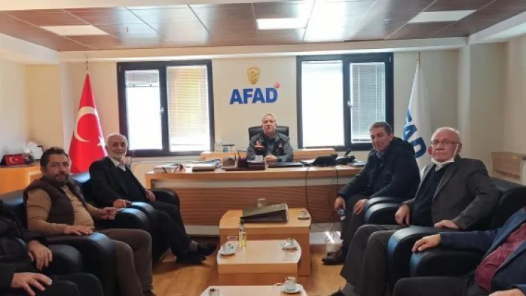 GÖNÜLLÜ KÜLTÜR KURULUŞLARDAN AFAD İL MÜDÜRLÜĞÜNE ZİYARET
