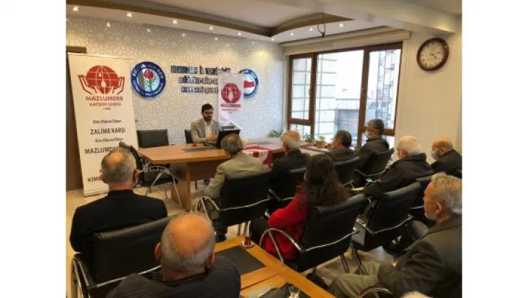 MAZLUMDER SEMİNERLERİ DEVAM EDİYOR