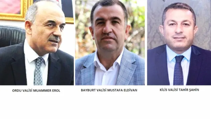 Yeni atanan Kayserili Valiler