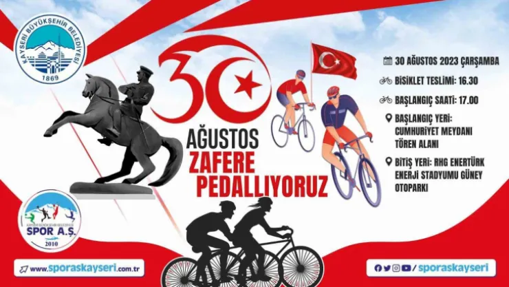 30 Ağustos için 'Zafere Pedallıyoruz' etkinliği düzenlenecek