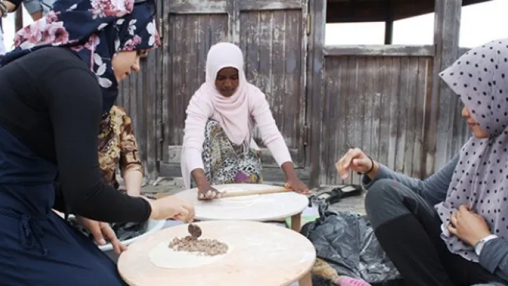 3. grup kız öğrencilerin programları da dolu dolu geçiyor