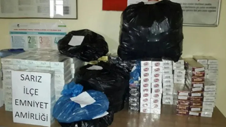 4 bin 390 paket kaçak sigara ele geçirildi