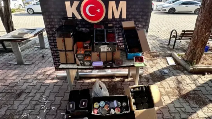 58 kilogram kaçak tütün ele geçirildi