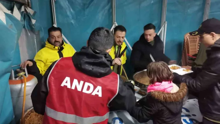 600 vatandaşın iftarı ANDA'dan