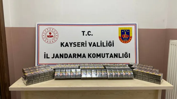 770 paket gümrük kaçağı sigara ele geçirildi