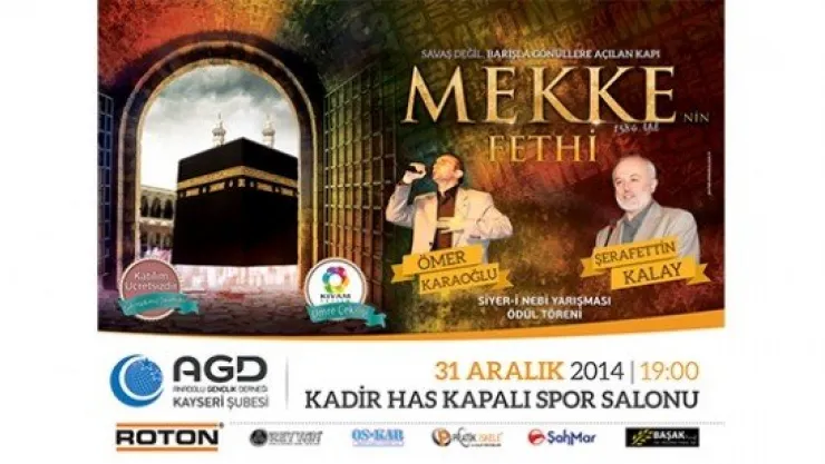  AGD'DEN MEKKE'NİN FETHİ PROGRAMI